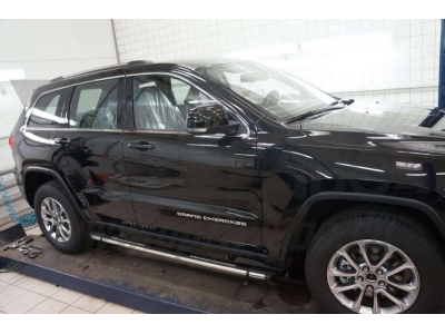 Пороги алюминиевые Emerald Black Турция для BMW X4 2014-2018