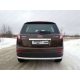 Защита заднего бампера 60 мм ТСС для Geely Emgrand X7 2013-2016
