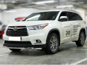 Дуга передняя низкая d-60 одинарная радиусная для Toyota Highlander 2014-2016 HYG2014_1