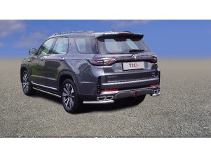 Защита задняя (уголки) 60,3 мм для Changan CS95 2.0L 4WD 2024-н.в. №CHANCS95NEW24-08